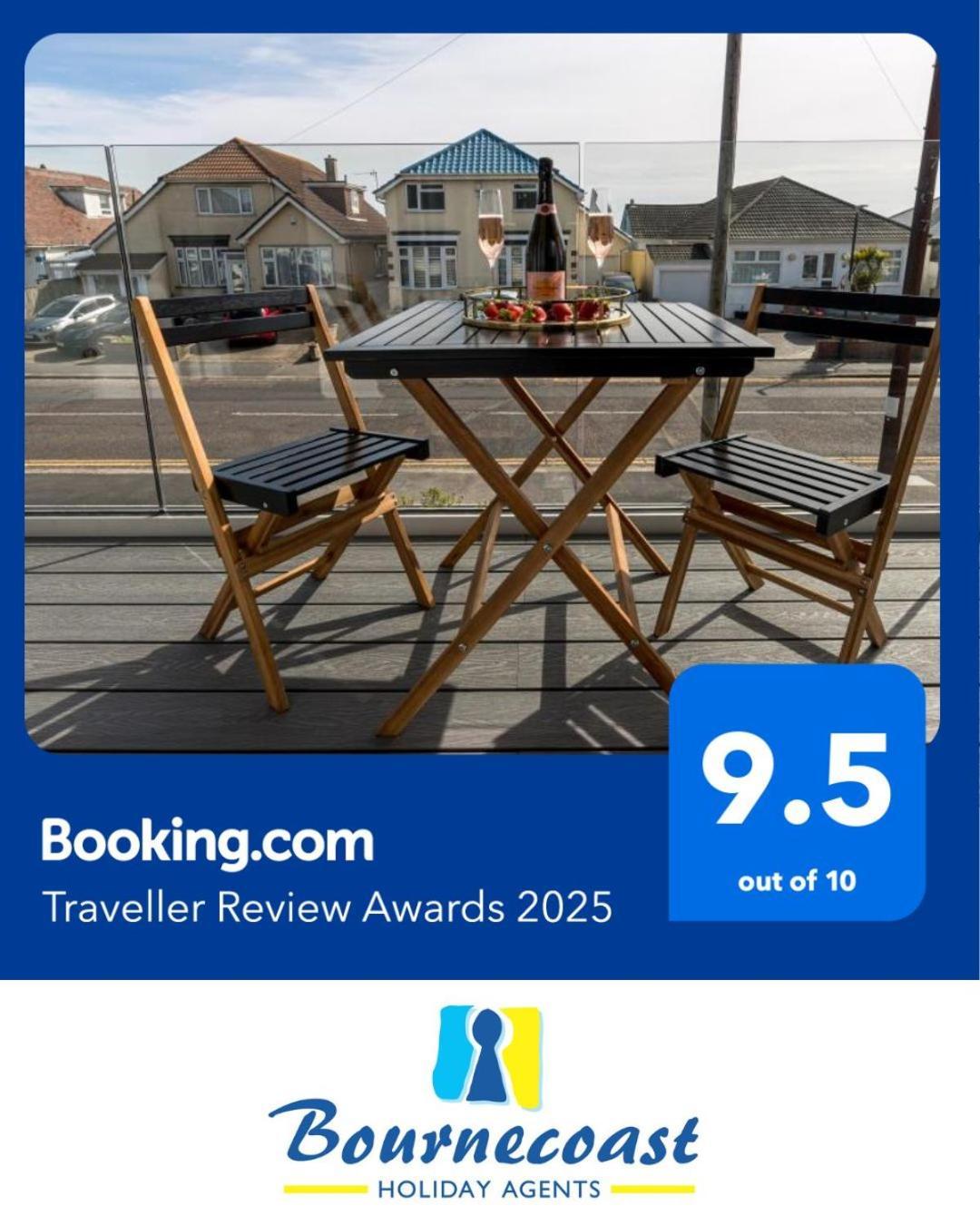 Bournecoast - Stylish Flat With Balcony - Sea Glimpses - 10 Min Walk To - Parking - Wifi - Fm8405 Bournemouth